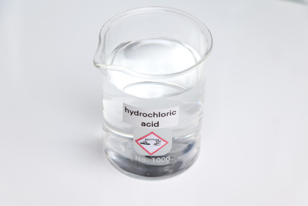 Hydrochloric acid, HCL