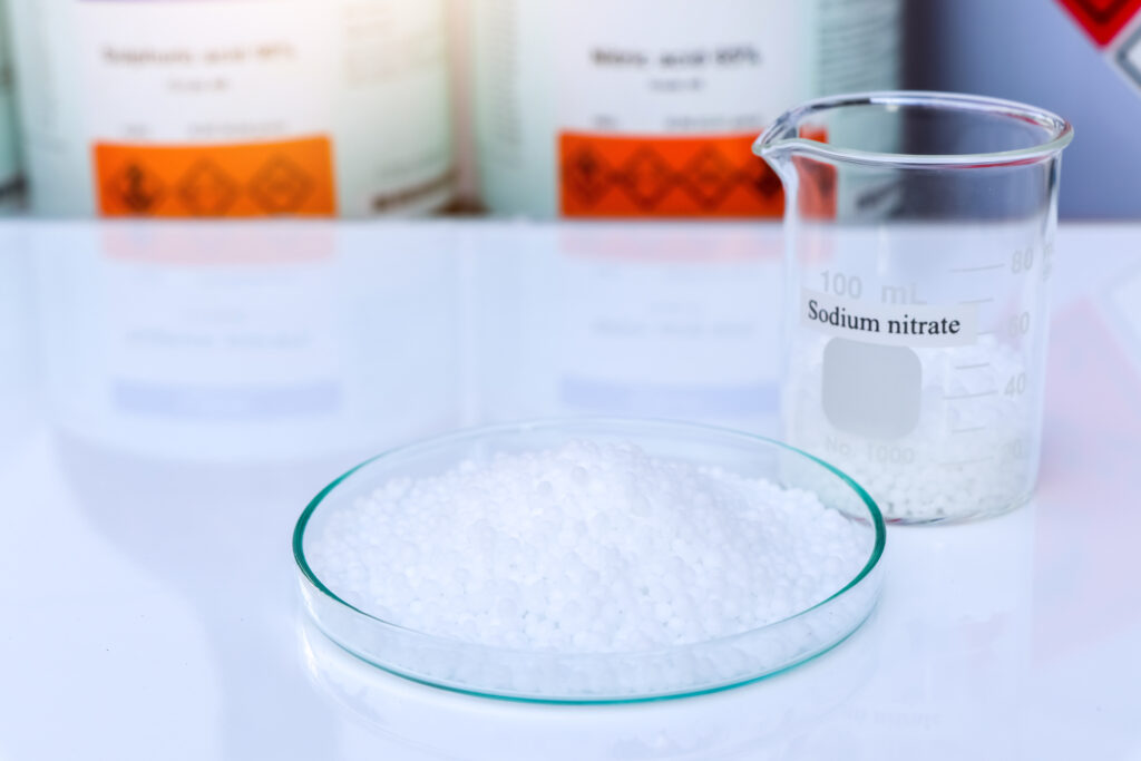Sodium nitrate, NaNO2