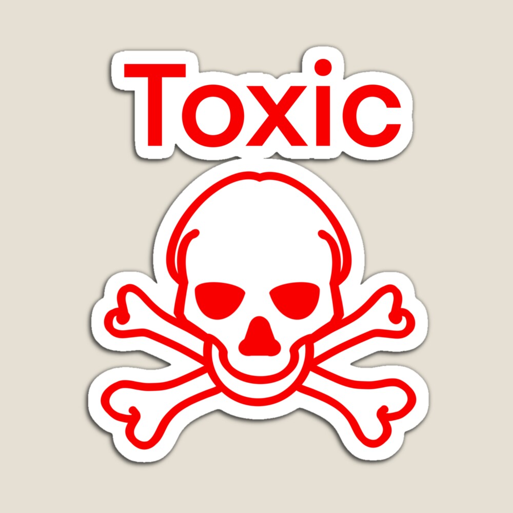 sticker, Toxic