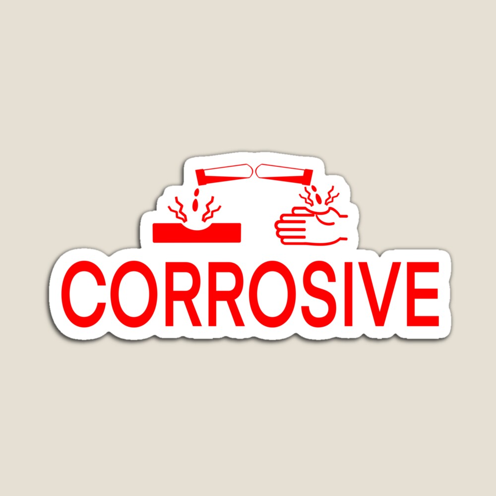 corrosive, red, symbol, chemical, acid, dander