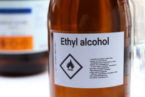 Ethyl alcohol, chemical, C2H5OH